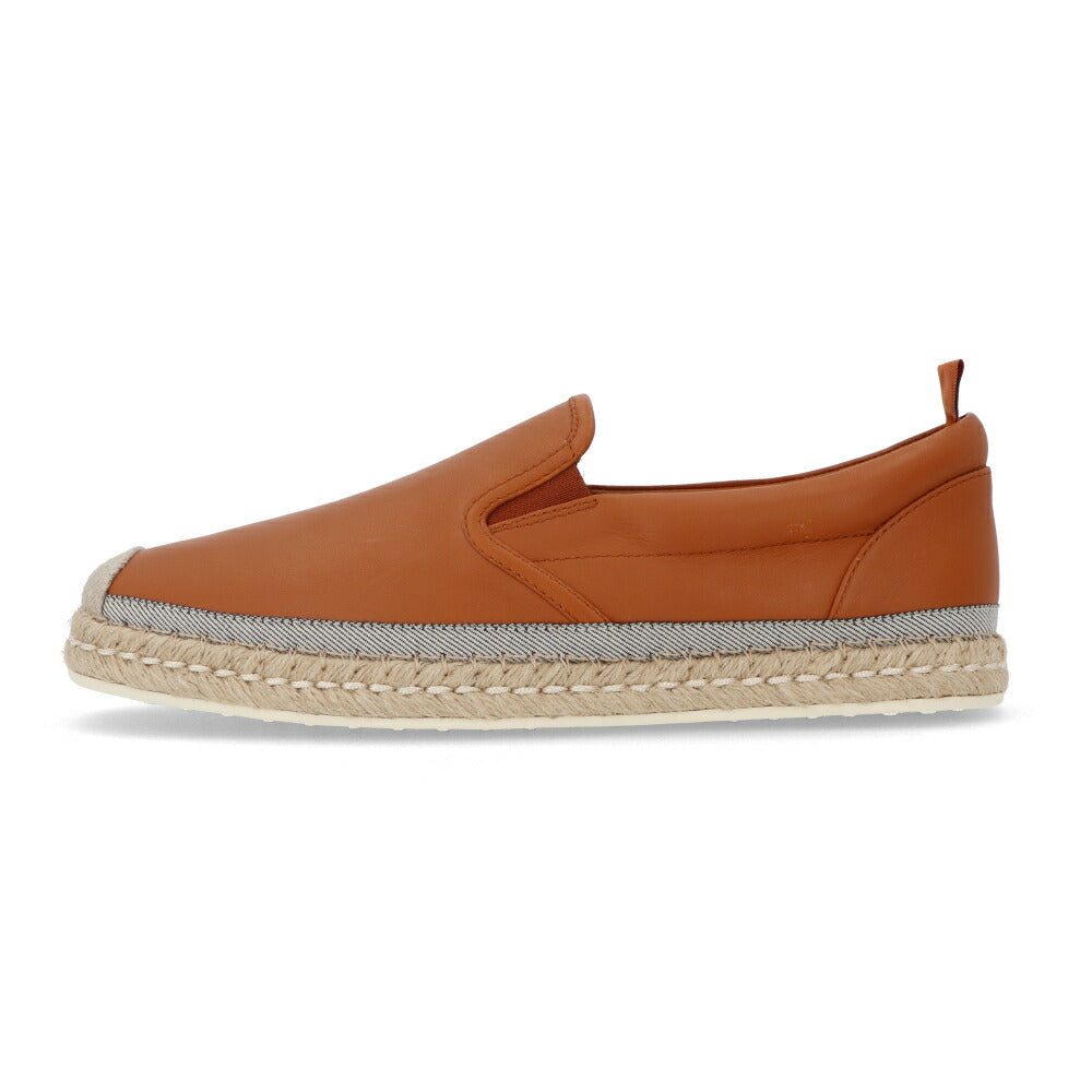 トッズ TOD'S シューズ レザーシューズ メンズ PANTOFOLA ESP 66B NFV BRANDY ECRU ブラウン レザー エスパドリーユ スリッポンシューズ レザー 本革 ローファー XXM66B0CN60NFV 245A
