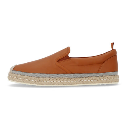トッズ TOD'S シューズ レザーシューズ メンズ PANTOFOLA ESP 66B NFV BRANDY ECRU ブラウン レザー エスパドリーユ スリッポンシューズ レザー 本革 ローファー XXM66B0CN60NFV 245A