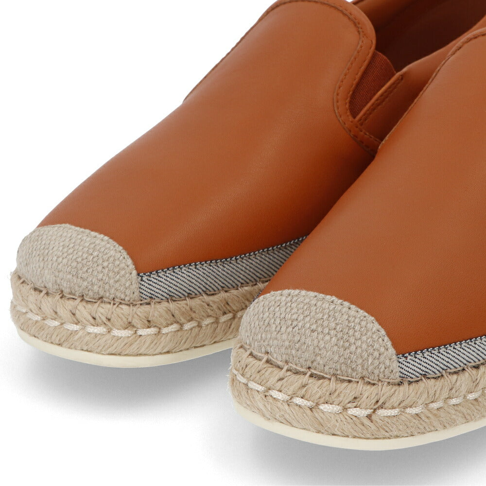 トッズ TOD'S シューズ レザーシューズ メンズ PANTOFOLA ESP 66B NFV BRANDY ECRU ブラウン レザー エスパドリーユ スリッポンシューズ レザー 本革 ローファー XXM66B0CN60NFV 245A