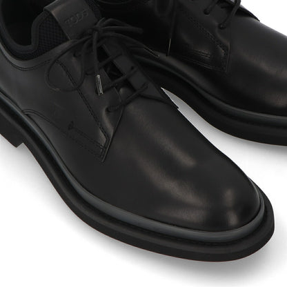 トッズ TOD'S シューズ レザーシューズ メンズ ALL NEOPRENE URBAN 89B M51 NERO ブラック レザー メッシュ レースアップデザート デザートブーツ ドレスシューズ 本革  ロゴ リボン XXM89B0BZ60M5I B999