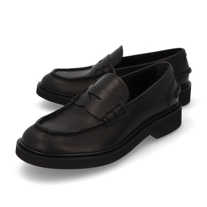 トッズ TOD'S シューズ レザーシューズ メンズ MOCASSINO EXTRALIGHT 92C WoX NERO ブラック レザー モカシン 革靴 本革 ローファー ロゴ シンプル 厚底 レースアップシューズ XXM92C0DS20WOX B999
