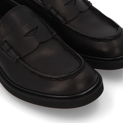 トッズ TOD'S シューズ レザーシューズ メンズ MOCASSINO EXTRALIGHT 92C WoX NERO ブラック レザー モカシン 革靴 本革 ローファー ロゴ シンプル 厚底 レースアップシューズ XXM92C0DS20WOX B999