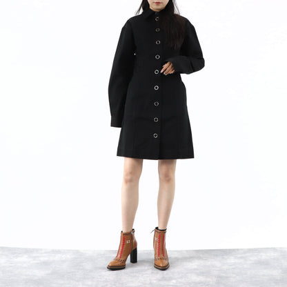 TOD’S ショートブーツ ブラウン ハイヒール ブロックヒール