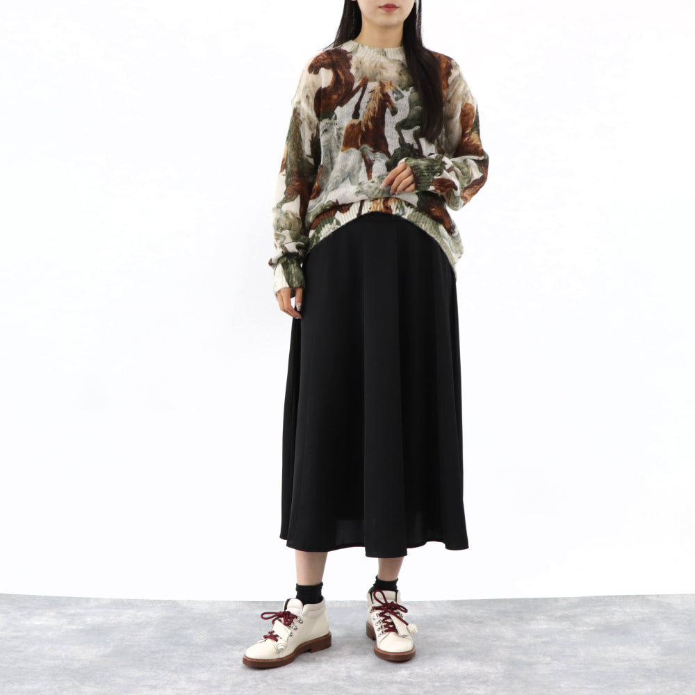 TOD’S ショートブーツ アイボリー レザー レースアップ