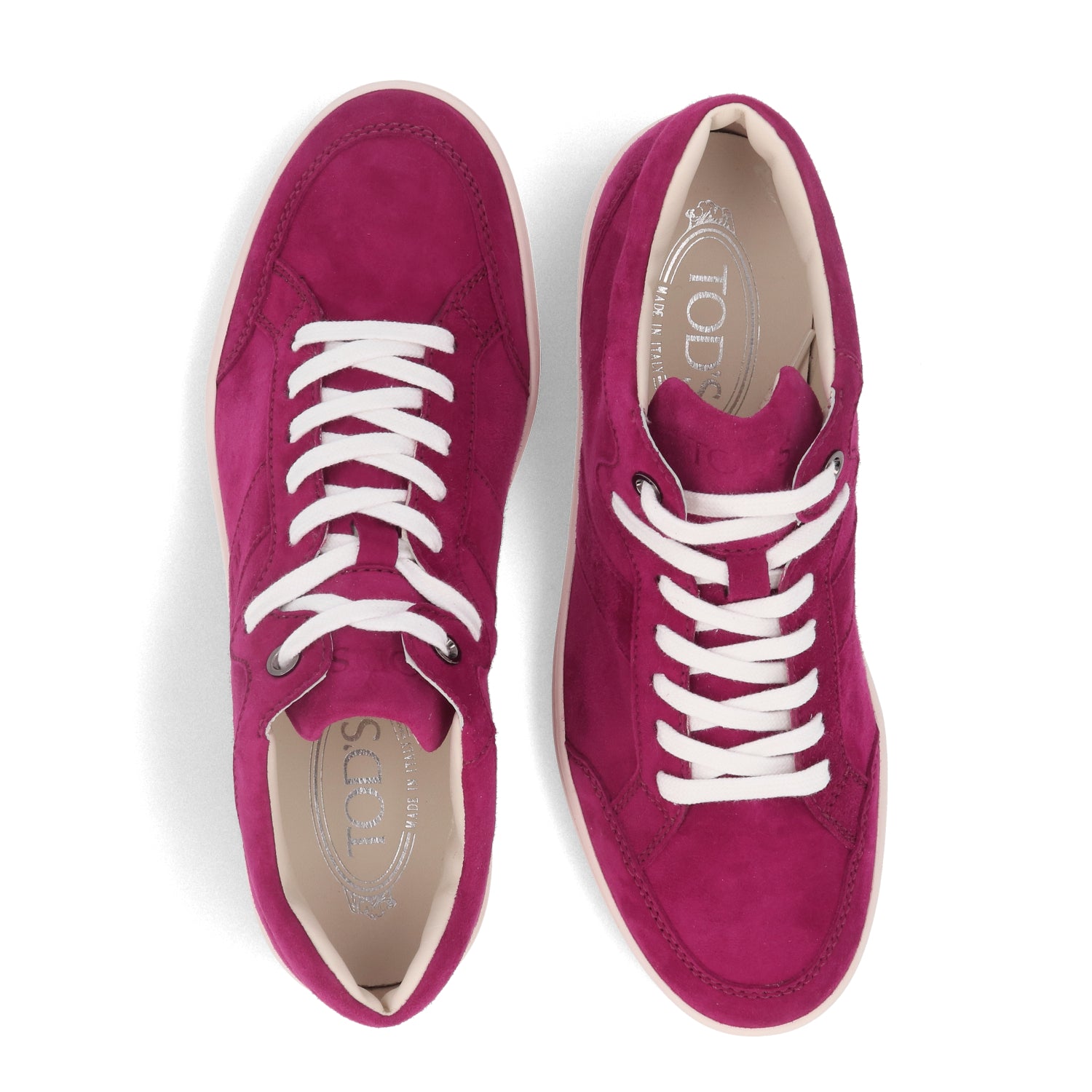 TOD’S トッズ スニーカー レッド スエード レースアップ