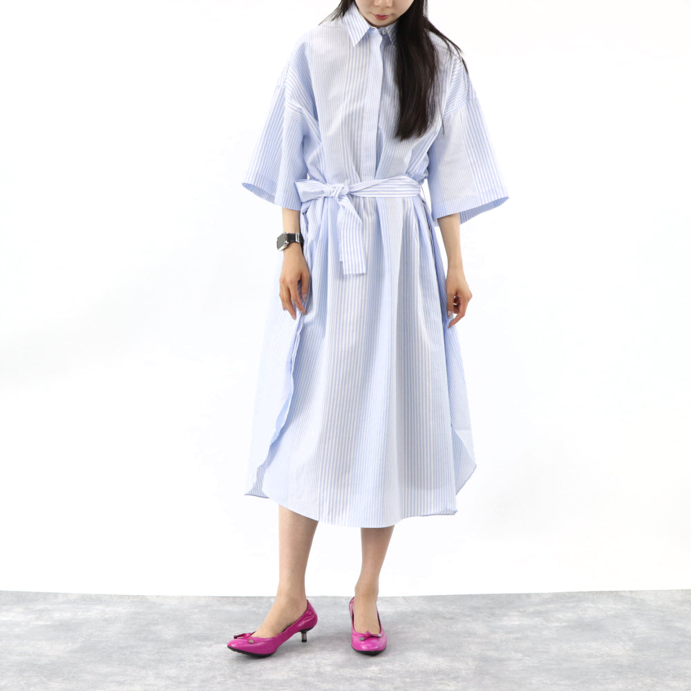 TOD’S パンプス パープル ローヒール レザー リボン