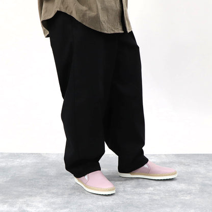 トッズ スリッポン スニーカー メンズ レディース ユニセックス エスパドリーユ ピンク レザー 無地 XXW0TV0J97Z5J1L020