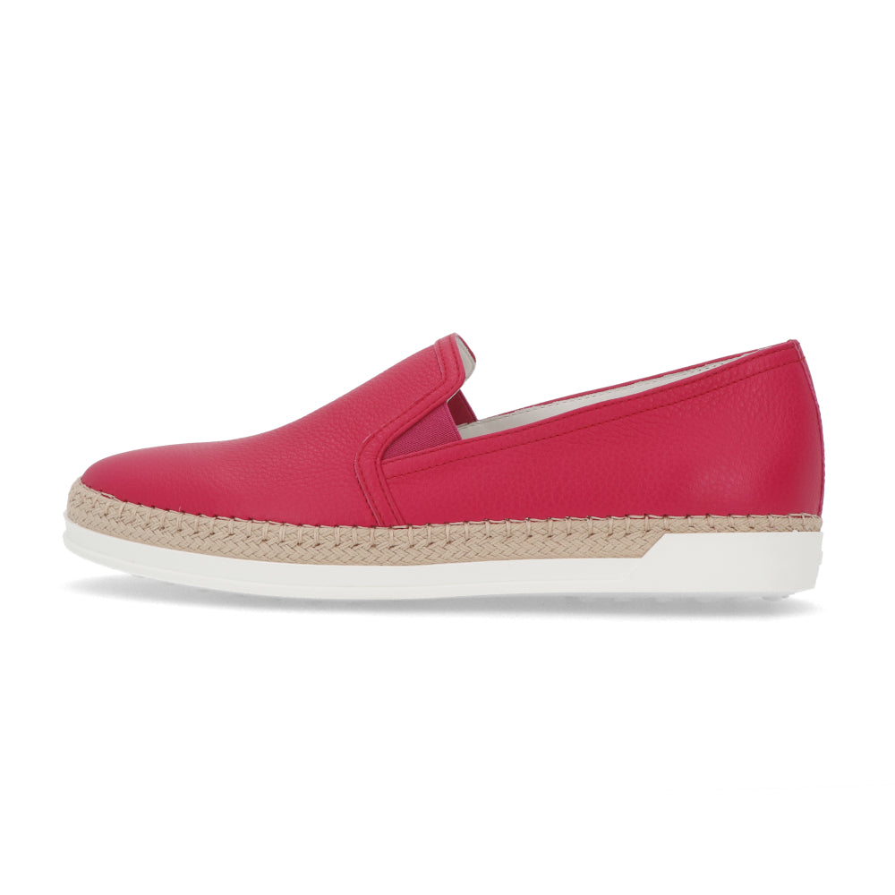 トッズ TOD’S スリッポン レッド ユニセックス