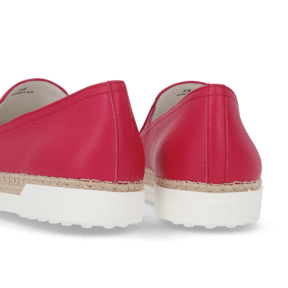 トッズ TOD’S スリッポン レッド ユニセックス