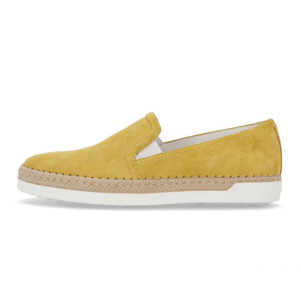 トッズ TOD’S スリッポン イエロー スエード ユニセックス