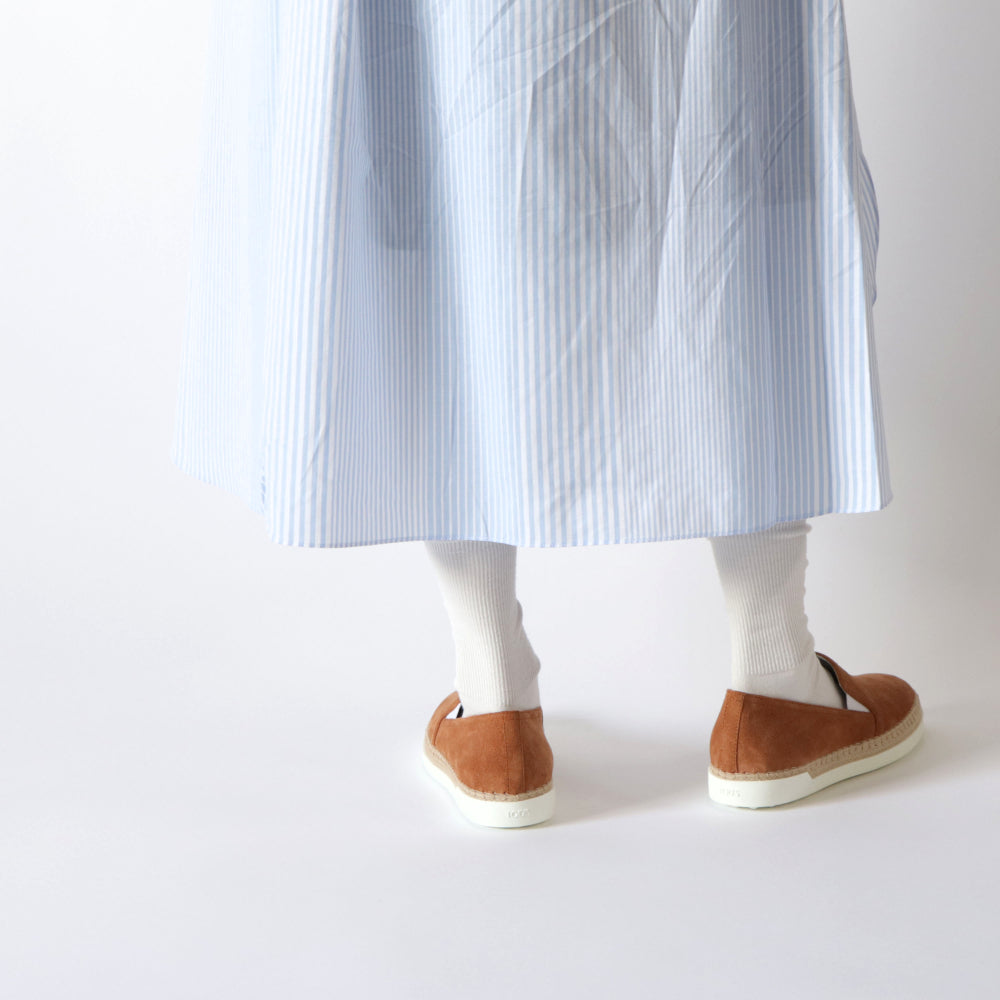 TOD’S スリッポン エスパドリーユ ブラウン スエード
