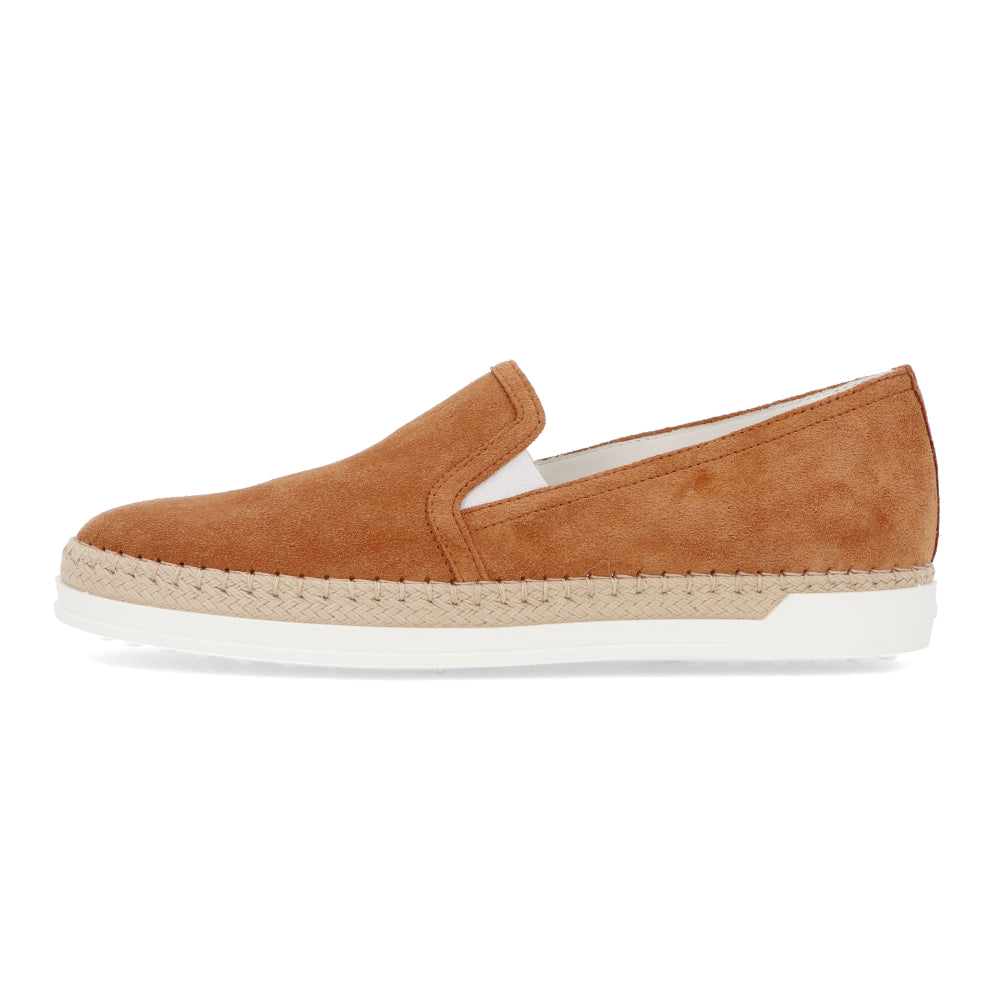 TOD’S スリッポン エスパドリーユ ブラウン スエード
