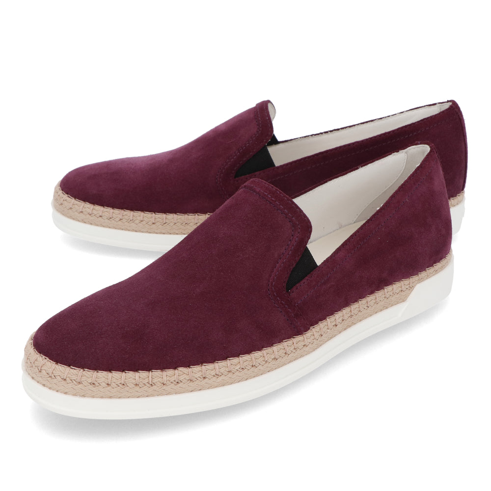 TOD’S スリッポン エスパドリーユ パープル スエード