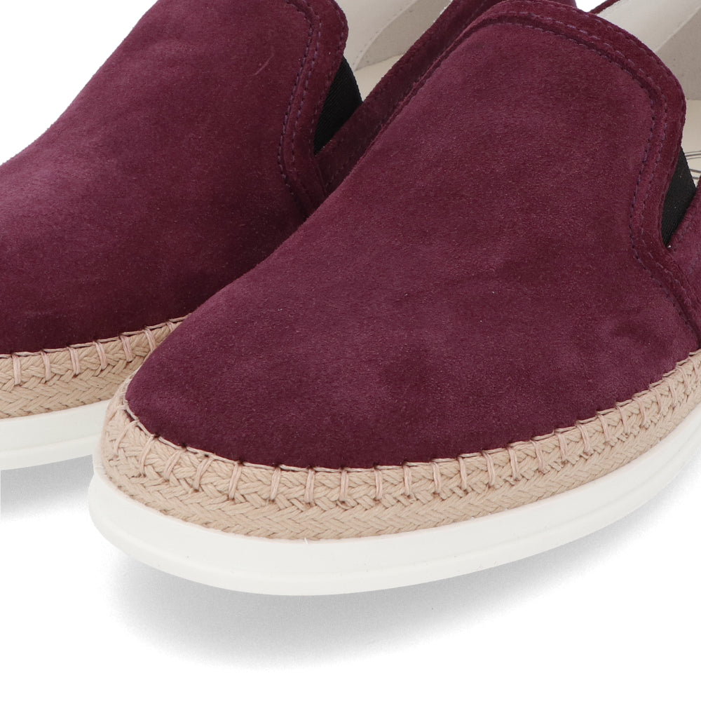 TOD’S スリッポン エスパドリーユ パープル スエード