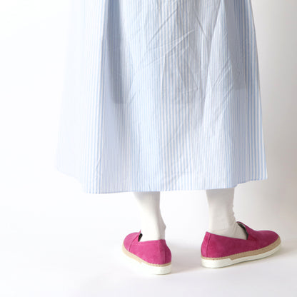 トッズ スリッポン スニーカー レディース エスパドリーユ GOMMA RAFIA TV PANTOFOLA PELLE HG0 FUXIA MEDIO ピンク スエード フラット XXW0TV0J97ZHG0 M803