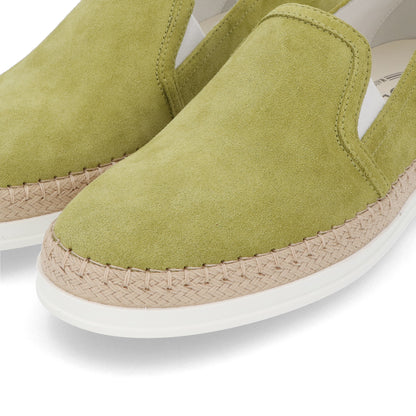 TOD’S スリッポン エスパドリーユ グリーン スエード