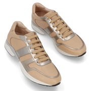 TOD’S トッズ スニーカー ベージュ レザー ローカット
