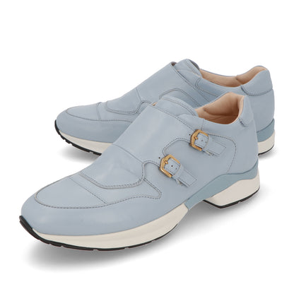 TOD’S スニーカー スリッポン ライトブルー レザー