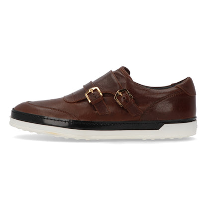 トッズ スリッポン スニーカー レザーシューズ レディース CASSETA UV PANTOFOLA FIBBIE ZIK MARRONE SC ブラウン  XXW0UV0K940ZIK S602