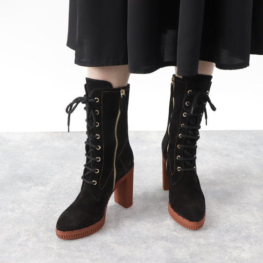 トッズ ミドルブーツ XXW64A0W310BYE 9998 レースアップ