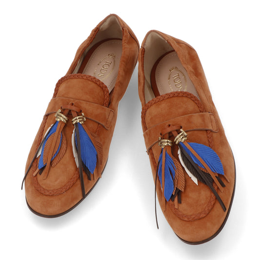 トッズ モカシン XXW79A0AR90D8W 9998 タッセル スエード