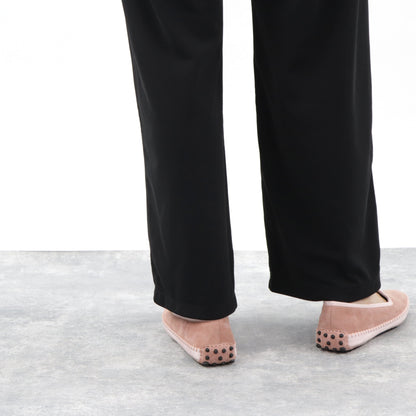 トッズ シューズ パンプス レディース ピンクベージュ レッド スエード ステッチ モカシン ドライビングシューズ ヒールなし XXW24B0AI70HR0