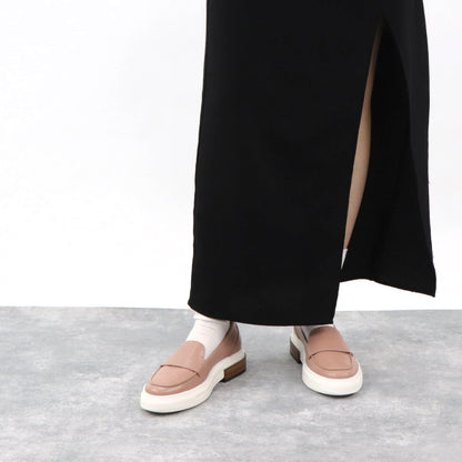 トッズ シューズレディース レッド ベージュ レザー モカシン 厚底 無地 XXW92B0Y41ZQUI