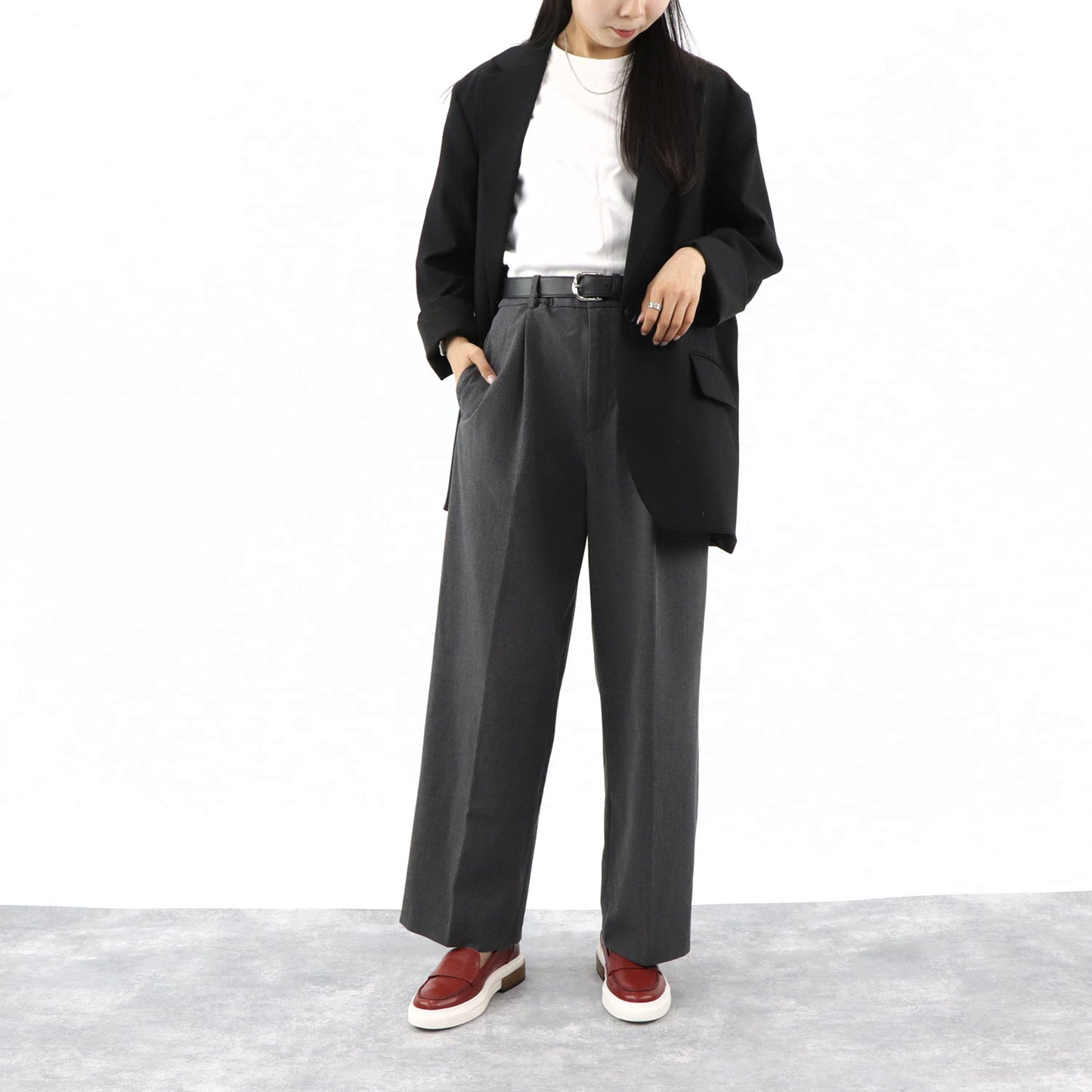 トッズ シューズレディース レッド ベージュ レザー モカシン 厚底 無地 XXW92B0Y41ZQUI