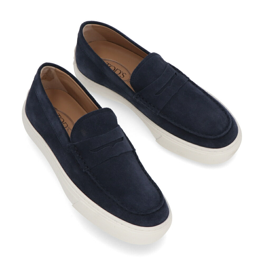 TOD'S ブーツ  ネイビー スエード スリッポン XXM03E00640RE0TODS