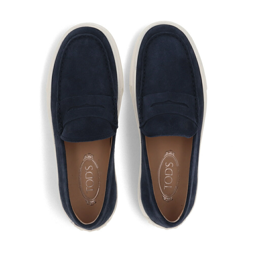 TOD'S トッズ  ブーツ  ネイビー スエード スリッポン XXM03E00640RE0TODS