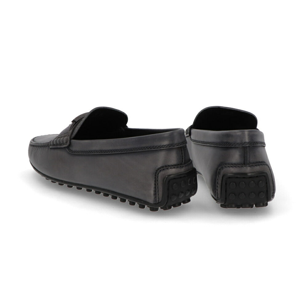 TOD'S CITY GOMMINO グレー ブラウン ドライビングシューズ タイムレス ローファー XXM42C0CT50D9C