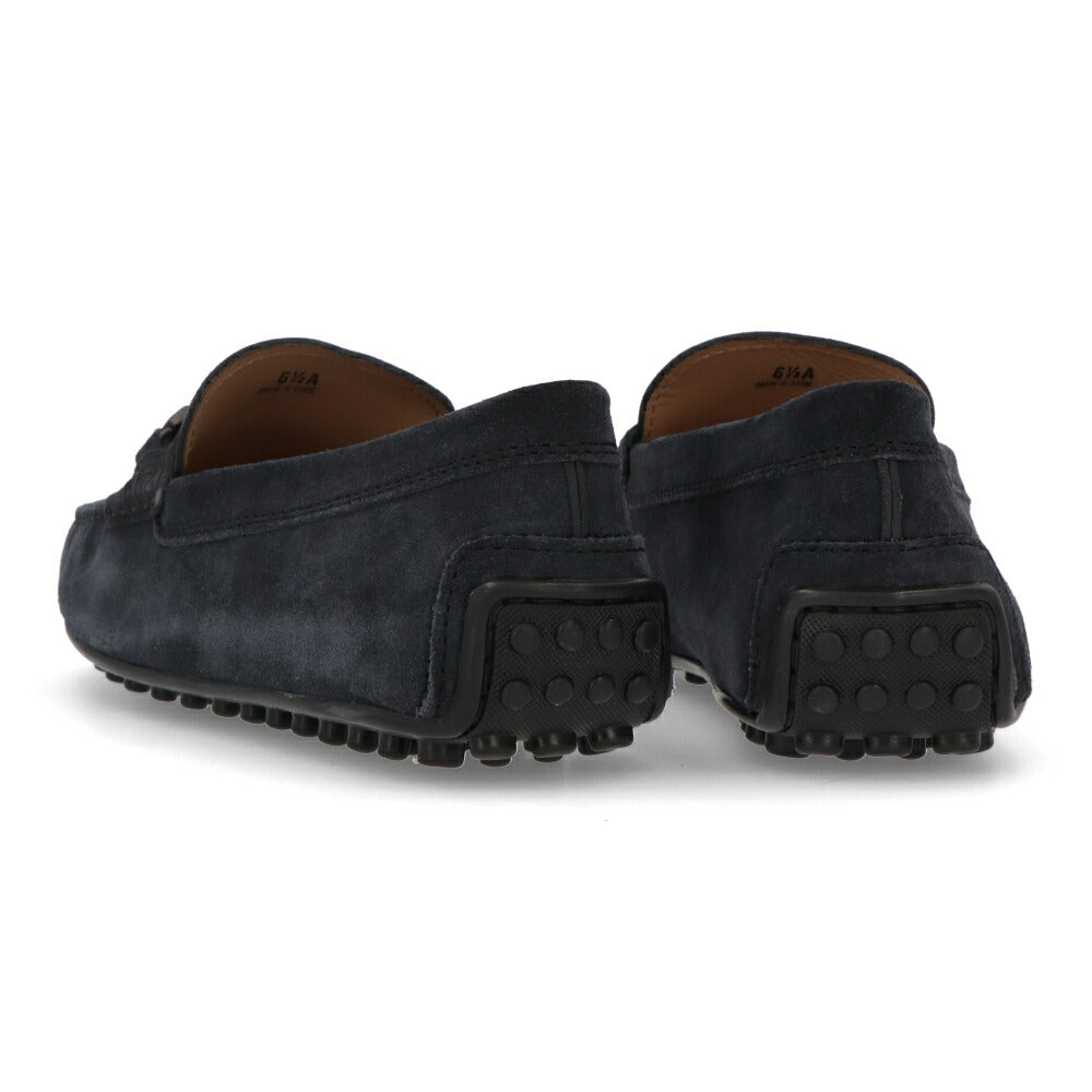 TOD'S ブラウン ネイビー ドライビングシューズ Tバックル ローファー XXM42C0HG70RE0