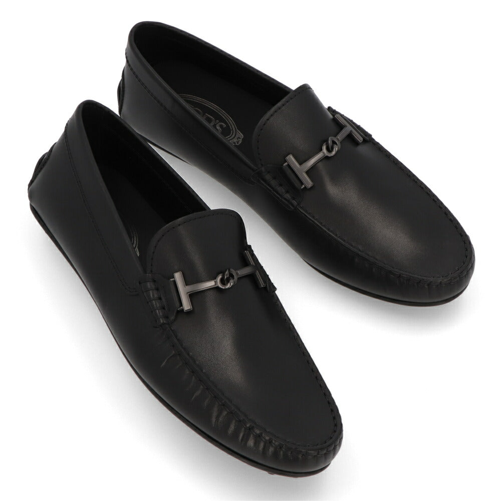 TOD'S CITY GOMMINO ブラック ドライビングシューズ スリッポン ローファー ローファー XXM42C0ID31D90