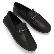 TOD'S CITY GOMMINO ブラック ドライビングシューズ スリッポン ローファー ローファー XXM42C0ID31D90