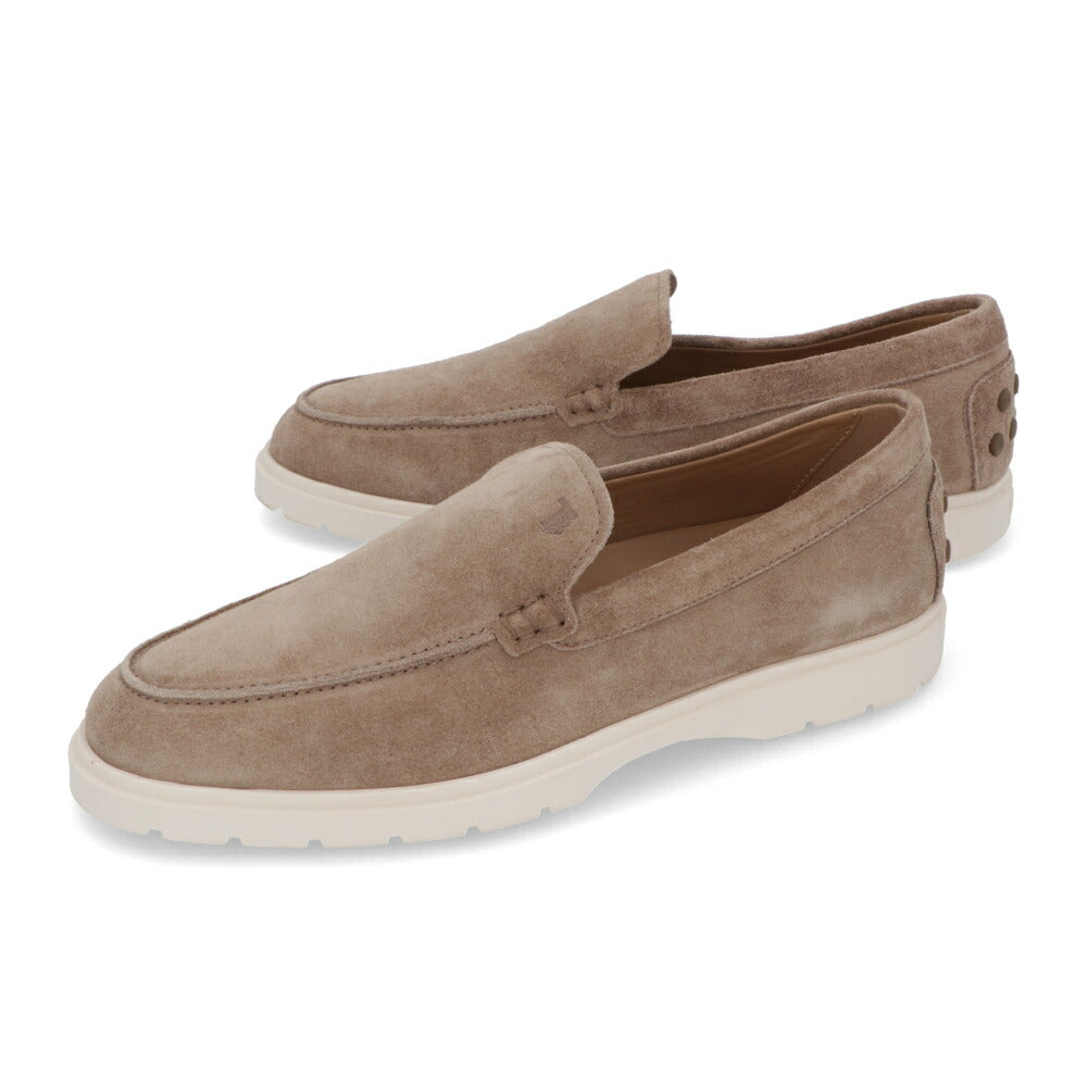 TOD'S スニーカー ベージュ ネイビー スリッポン ローカット XXM59K00040M8W