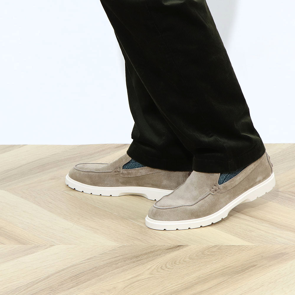 TOD'S スニーカー ベージュ ネイビー スリッポン ローカット XXM59K00040M8W