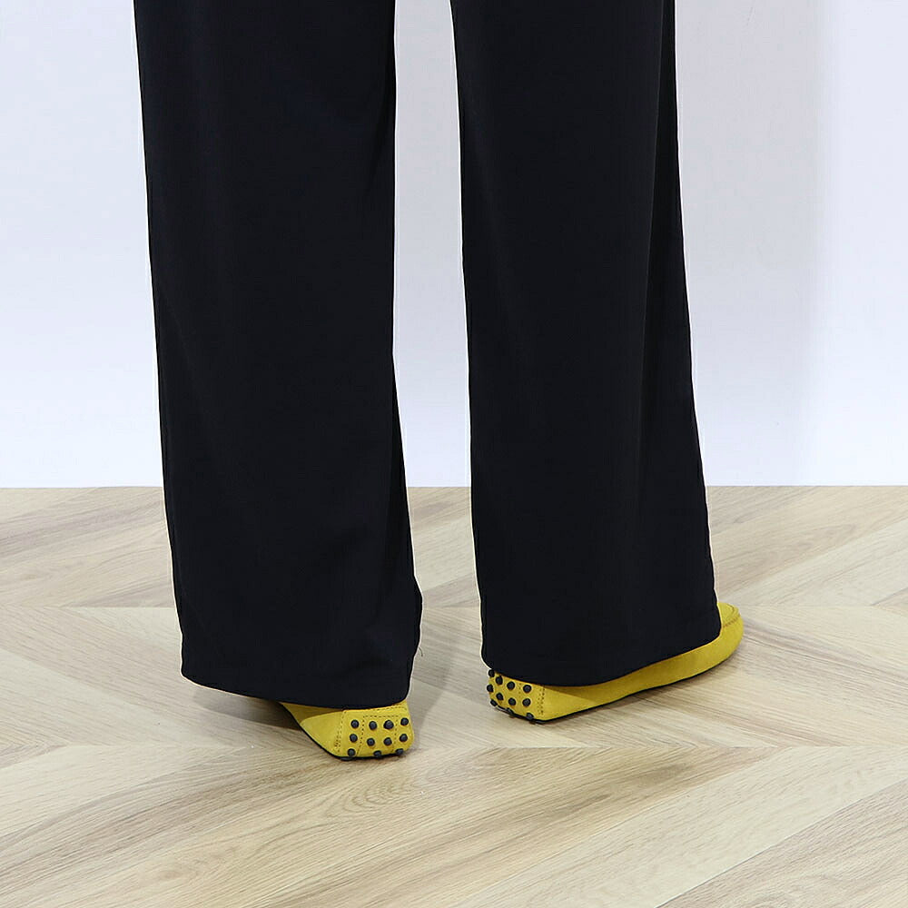 TOD'S イエロー パープル ドライビングシューズ ローファー XXW00G00010RE0