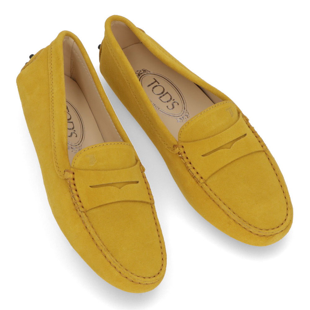 TOD'S イエロー パープル ドライビングシューズ ローファー XXW00G00010RE0