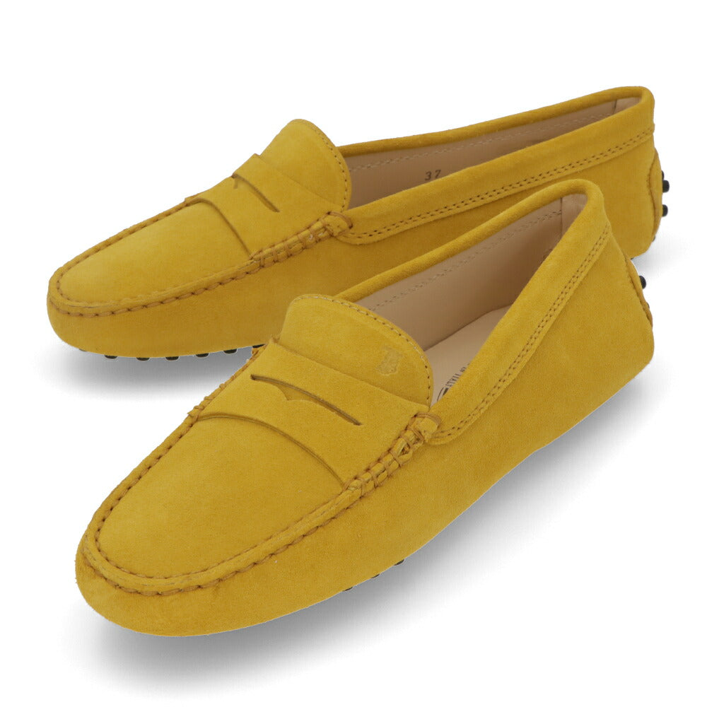 TOD'S イエロー パープル ドライビングシューズ ローファー XXW00G00010RE0