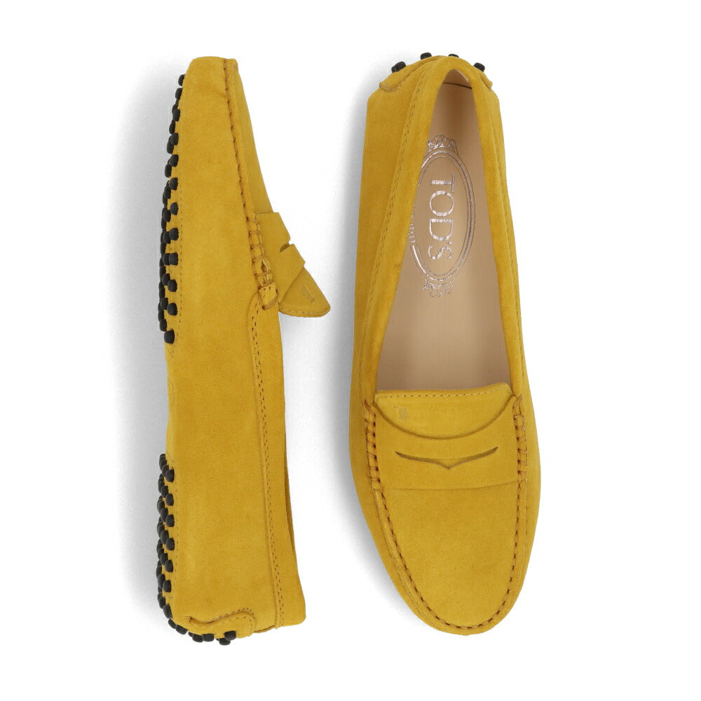 美品 TOD'S トッズ ローファー ドライビングシューズ パープル TOD'S イエロー パープル ドライビングシューズ ローファー