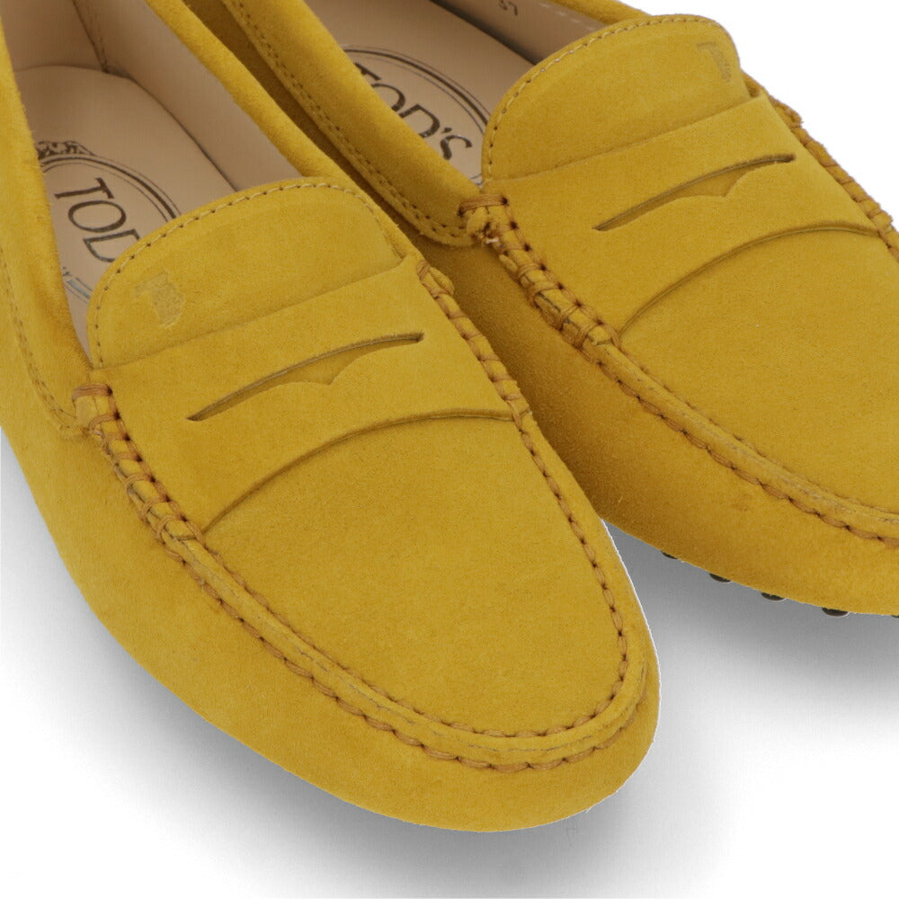 TOD'S イエロー パープル ドライビングシューズ ローファー