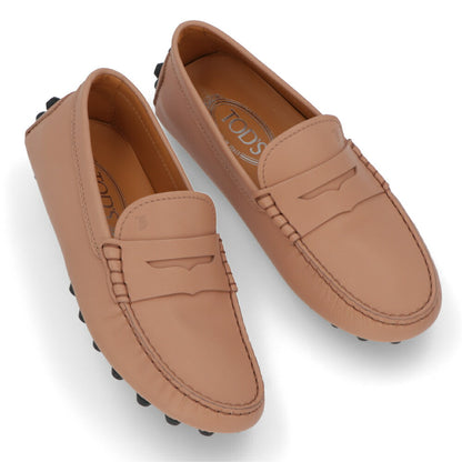 TOD'S ピンクベージュ フラットシューズ ドライビングシューズ ローファー XXW52K00010N6M