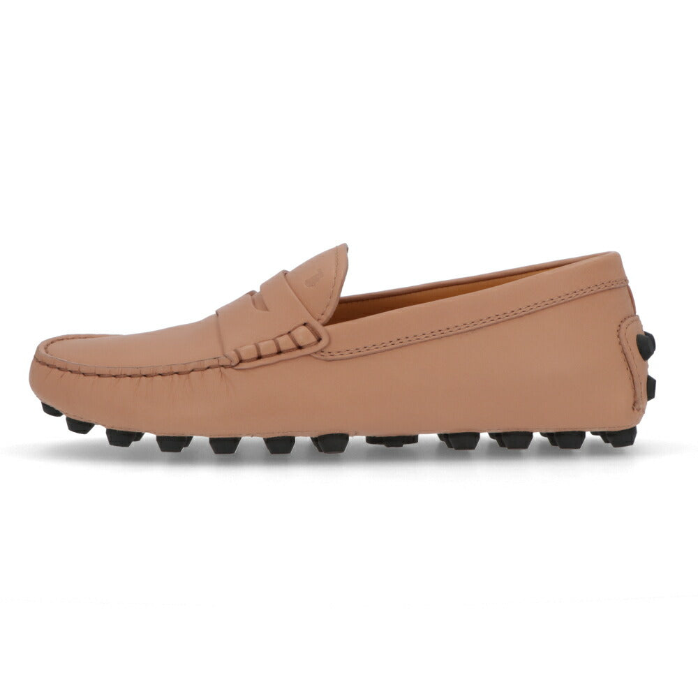TOD'S ピンクベージュ フラットシューズ ドライビングシューズ ローファー XXW52K00010N6M