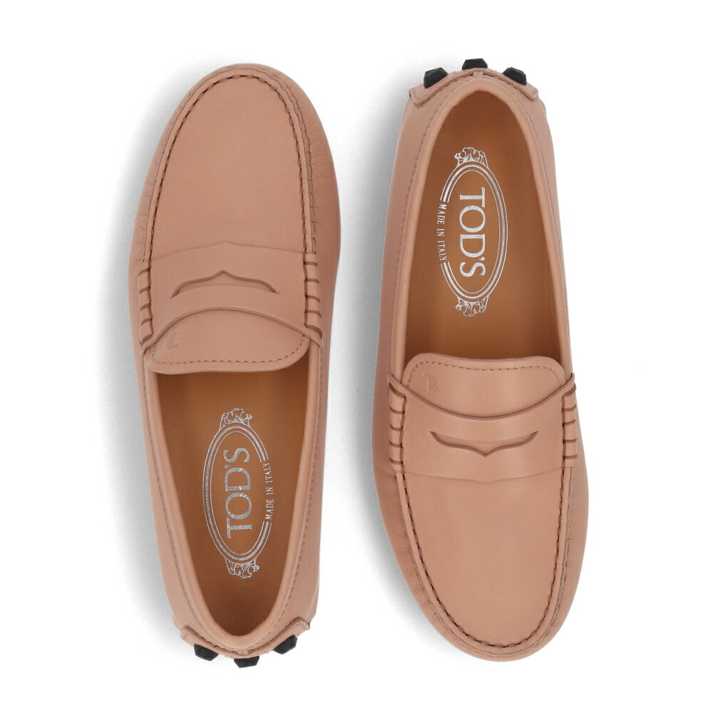 TOD'S ピンクベージュ フラットシューズ ドライビングシューズ ローファー XXW52K00010N6M