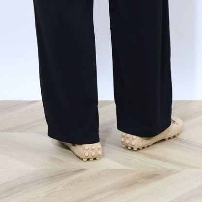 TOD'S ベージュ バレエシューズ リボン XXW76K0HD20SOM