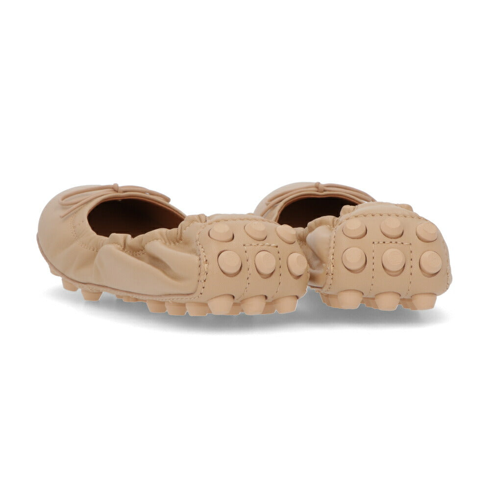 TOD'S ベージュ バレエシューズ リボン XXW76K0HD20SOM