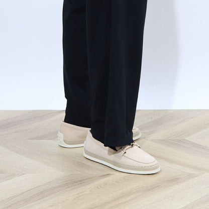 TOD'S エスパドリーユ グレー ベージュ エスパ ローファ XXW92K0HZ00D8W