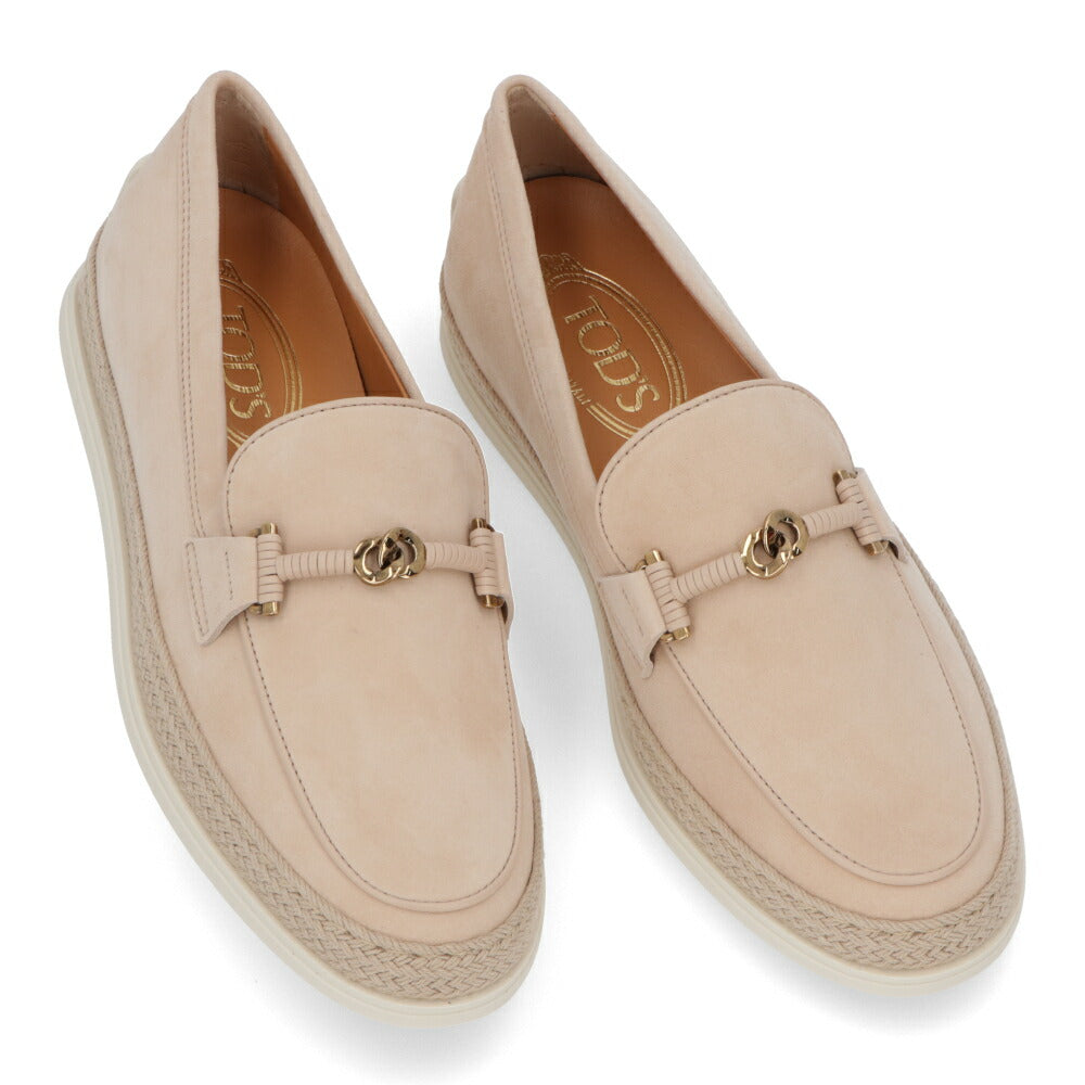 TOD'S エスパドリーユ グレー ベージュ エスパ ローファ XXW92K0HZ00D8W