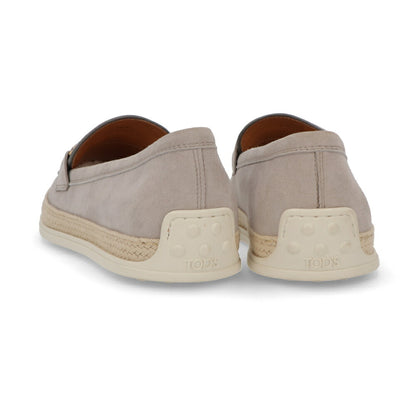 TOD'S エスパドリーユ グレー ベージュ エスパ ローファ XXW92K0HZ00D8W