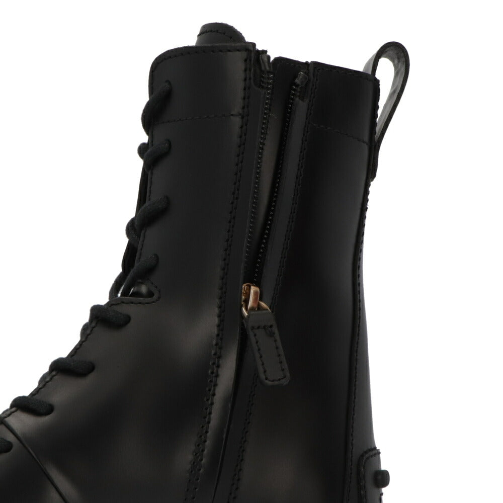 TOD'S ブーツ ブラック レースアップ ショートブーツ XXW08J0EY53RBT